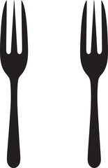 Elegant Dining Emblem Stylish Vector Logo for Fork and Knife Icon 