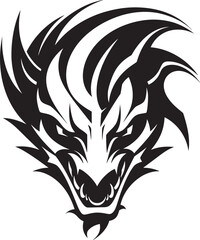 Ethereal Serpent Insignia Kuei Dragon Vector Icon in Mythical Harmony 