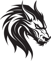 Ethereal Essence Badge Vector Design for Kuei Dragon Spirit 