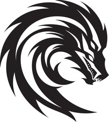 Mystic Kuei Dragon Crest Vector Design for Legendary Majesty 