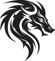 Mystical Majesty Crest Vector Logo for Kuei Dragon Enchantment 