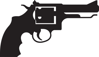 Trigger Elegance Insignia Chic Revolver Logo for Striking Impact 