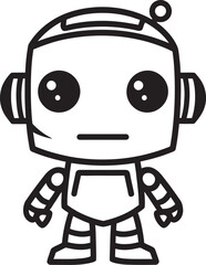 Digi Buddy Insignia Cute Robot Chatbot Design for Digital Connections 