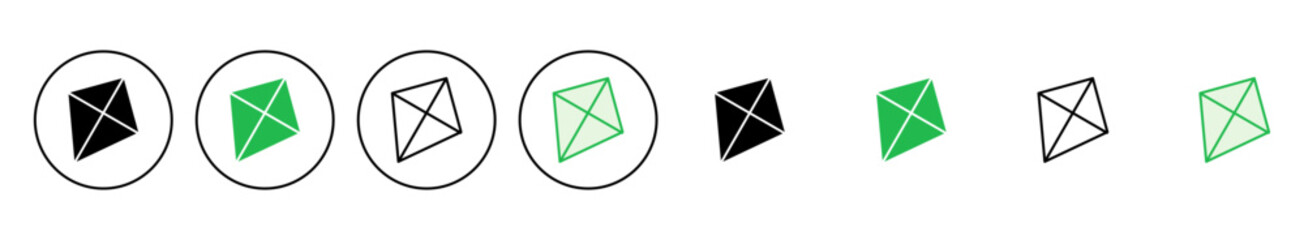 Kite icon set. kite vector icon.