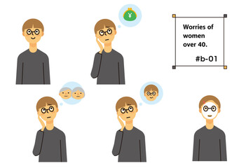 主婦　女性　ミドル　悩み　ショートヘア