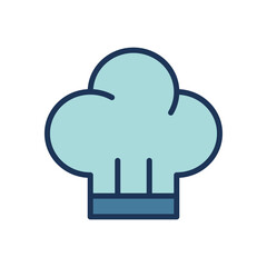 chef hat icon symbol vector template