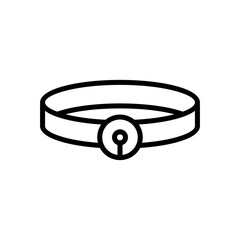 Pet Collar  icon symbol vector template