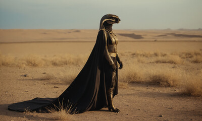 Fantasy Wesen in der Wüste