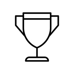trophy icon symbol vector template