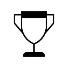 trophy icon symbol vector template