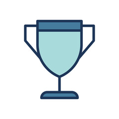 trophy icon symbol vector template