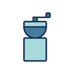 Coffee grinder icon symbol vector template