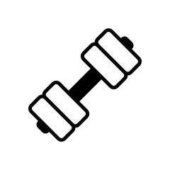 Dumbbell Icon Vector Design Template