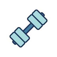 Dumbbell Icon Vector Design Template