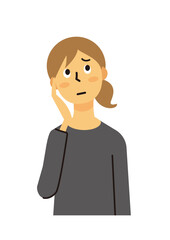 主婦　女性　ミドル　悩み　ロングヘア