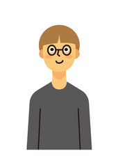 主婦　女性　ミドル　笑顔　ショートヘア