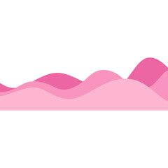 Valentine Wave Footer