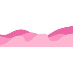 Valentine Wave Footer