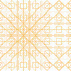 Seamless abstract geometric background with squares. Ethnic pattern with decorative elements for fabric background surface design packaging Vector illustration