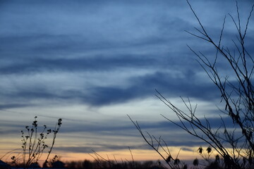 Obraz premium Cloudy Sunset