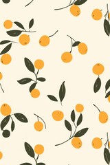 Apricot and olive simple cute minimalistic random satisfying item pattern