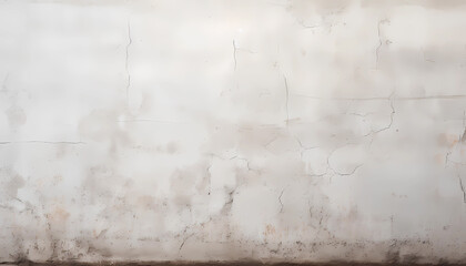 Blank white grunge cement wall texture background, banner, interior design background, banner