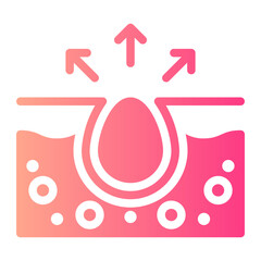inflammation gradient icon
