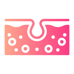 pore gradient icon