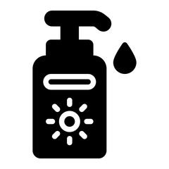 bottle glyph icon