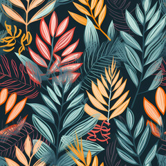 Seamless pattern of Boho - Bohemian style. Wrapping paper pattern