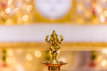 Indian Hindu wedding ceremony ritual items