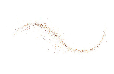 abstract gold glitter waves