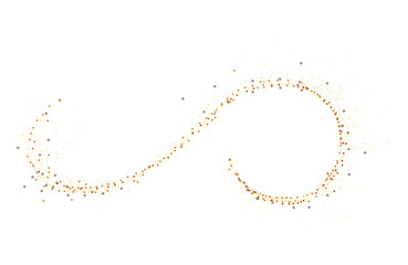 abstract gold glitter element