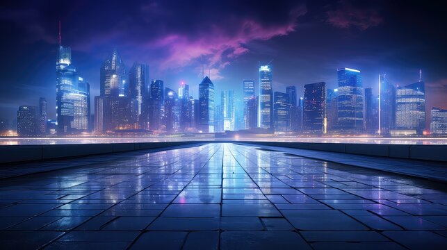 street scene urban background illustration graffiti skyline, architecture nightlife, hip hop street scene urban background