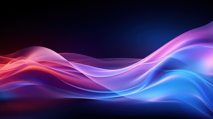 Colorful abstract background with smooth light waves