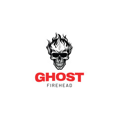  Logo Illustration Fire Ghost 