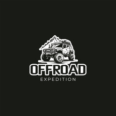 Adventure offroad overland SUV vector logo © keenan