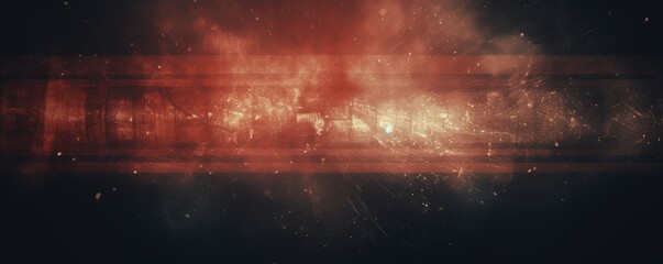 Old Film Overlay with light leaks, grain texture, vintage ruby background