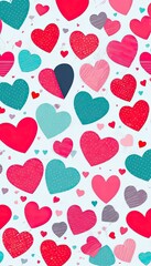 background with hearts, valentine seamless pattern, Valentine icon set, big love icon, icon set valentine, valentine day concept or background valentine, valentine pattrent, valentine wallpaper