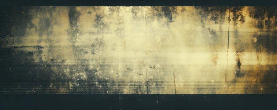 Old Film Overlay with light leaks, grain texture, vintage lemon background