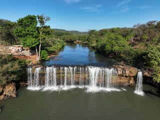 Obraz premium Dak Mai water fall in Bu Gia Map National Park, Binh Phuoc Province, Viet Nam 