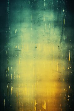 Old Film Overlay with light leaks, grain texture, vintage yellow and turquoise background