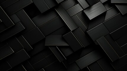 design black geometric background illustration shape minimal, modern wallpaper, dark stylish design...