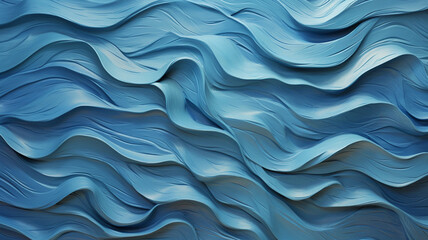 Obraz premium Oil painting close up with thick heavy wavy brush strokes