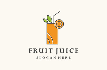 fresh juice logo template