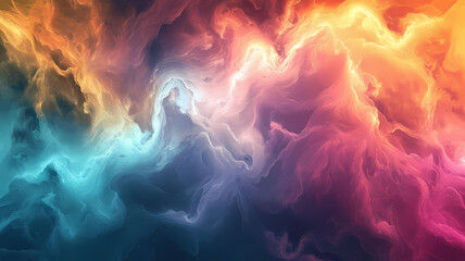 Fototapeta premium abstract futuristic digital art soft flowing effect background