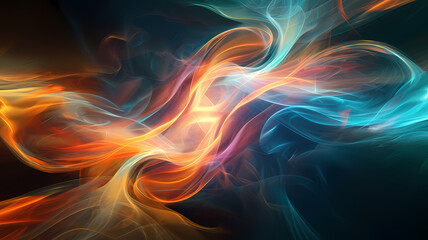 futuristic abstract art digital illustration background