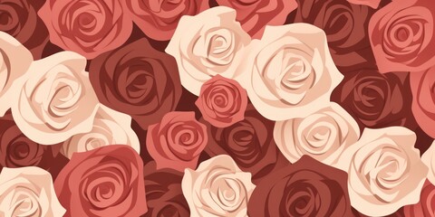 Tan and rose simple cute minimalistic random satisfying item pattern