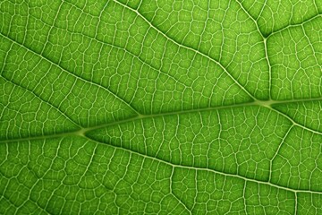 Obraz premium Macro of green leaves Generated by AI