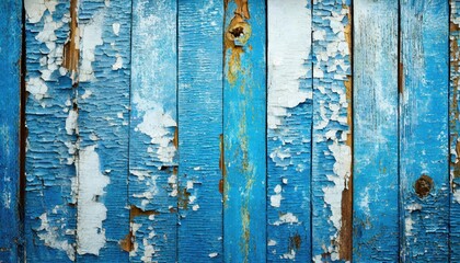 Fototapeta na wymiar Blue painted wood background.